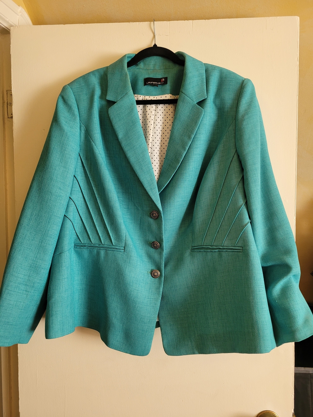 Laura Plus Teal Tailored Women's Blazer